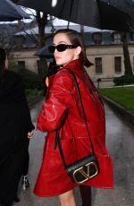 ZOEY DEUTCH Arrives at Valentino Fashion Show in Paris 03/01/2020