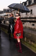 ZOEY DEUTCH Arrives at Valentino Fashion Show in Paris 03/01/2020