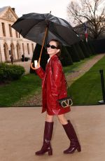 ZOEY DEUTCH Arrives at Valentino Fashion Show in Paris 03/01/2020
