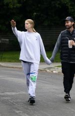 ABBY CHAMPION and Patrick Schwarzenegger Out in Brentwood 04/07/2020