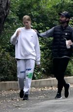 ABBY CHAMPION and Patrick Schwarzenegger Out in Brentwood 04/07/2020