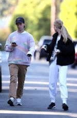 ABBY CHAMPION and Patrick Schwarzenegger Out in Brentwood 04/21/2020