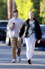 ABBY CHAMPION and Patrick Schwarzenegger Out in Brentwood 04/21/2020
