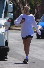 ABBY CHAMPION Out for Power Walk in Brentwood 04/29/2020