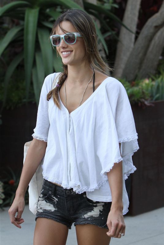 ALESSANDRA AMBROSIO Out Shopping in Malibu 03/28/2020