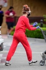 ALESSANDRA TORRESANI Wearin Mask and Gloves Out Shopping in Los Angeles 04/20/2020