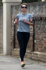 ALEX JONES Out Jogging in London 04/12/2020