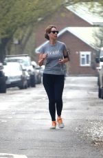 ALEX JONES Out Jogging in London 04/12/2020