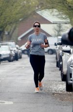 ALEX JONES Out Jogging in London 04/12/2020