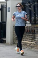 ALEX JONES Out Jogging in London 04/12/2020