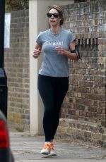 ALEX JONES Out Jogging in London 04/12/2020