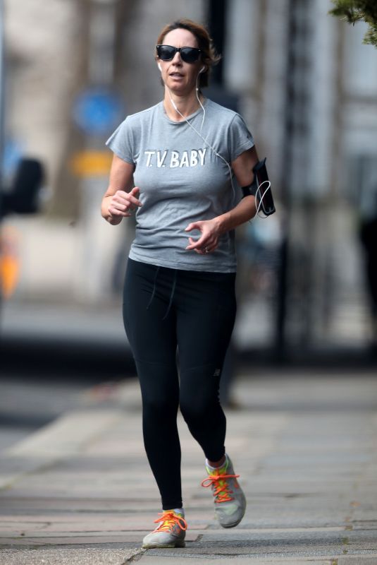ALEX JONES Out Jogging in London 04/12/2020