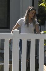 ALI FEDOTOWSKY Out Gardening in Her Front Yard 04/11/2020