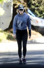 ALI LARTER in Leggings Out in Santa Monica 04/03/2020