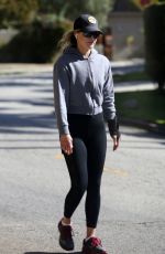 ALI LARTER in Leggings Out in Santa Monica 04/03/2020