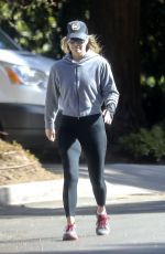 ALI LARTER in Leggings Out in Santa Monica 04/03/2020