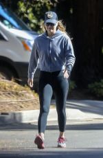 ALI LARTER in Leggings Out in Santa Monica 04/03/2020
