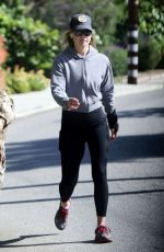 ALI LARTER in Leggings Out in Santa Monica 04/03/2020