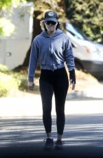 ALI LARTER in Leggings Out in Santa Monica 04/03/2020