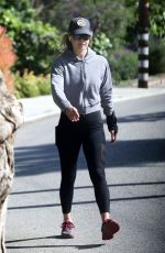 ALI LARTER in Leggings Out in Santa Monica 04/03/2020