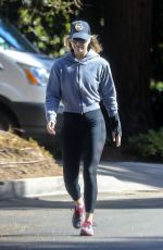 ALI LARTER in Leggings Out in Santa Monica 04/03/2020