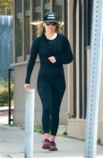 ALI LARTER Out Hikinig in Los Angeles 04/17/2020