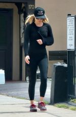 ALI LARTER Out Hikinig in Los Angeles 04/17/2020