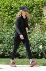 ALI LARTER Out Hikinig in Los Angeles 04/17/2020