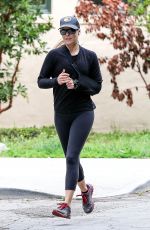 ALI LARTER Out Jogging in Santa Monica 04/13/2020