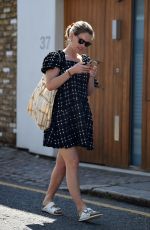 ALICE EVE Out and About in London 04/25/2020