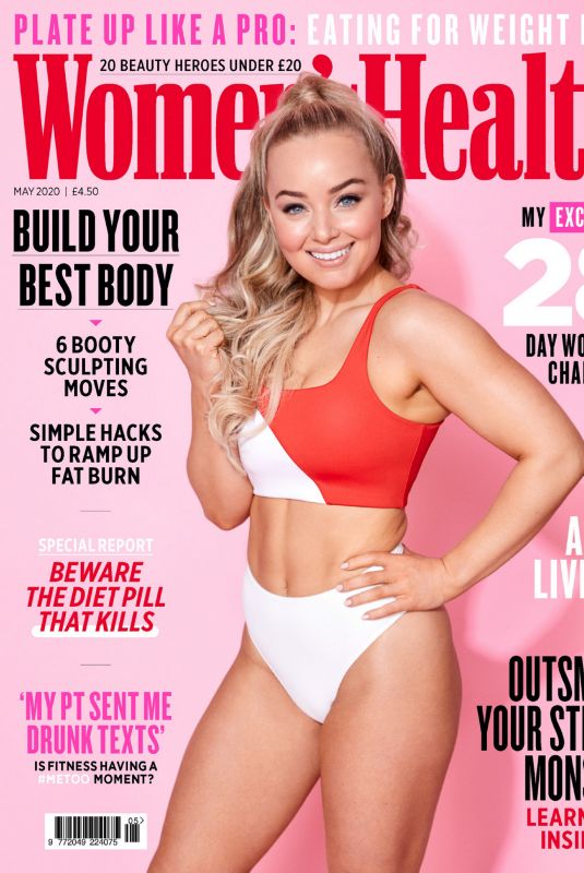 ALICE LIVEING in Women’s Health Magazine, UK May 2020