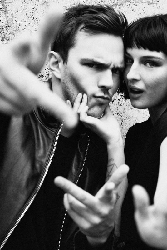 ALICE PAGANI and Nicholas Hoult for Emporio Armani Fragrance Campaign, January 2020