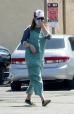 ALYSON HANNIGAN and Alexis Denisof at Boba Truck Cafe in Northridge 04/27/2020