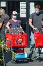 ALYSON HANNIGAN and Alexis Denisof Out Shopping in Los Angeles 04/23/2020