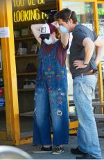 ALYSON HANNIGAN and Alexis Denisof Out Shopping in Los Angeles 04/23/2020