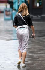 AMANDA HOLDEN Arrives at Heart Breakfast Show in London 04/06/2020