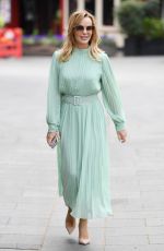 AMANDA HOLDEN Arrives at Heart Breakfast Show in London 04/17/2020