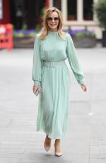 AMANDA HOLDEN Arrives at Heart Breakfast Show in London 04/17/2020