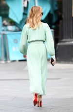 AMANDA HOLDEN Arrives at Heart Breakfast Show in London 04/17/2020