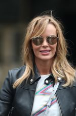 AMANDA HOLDEN Leaves Global Studios in London 04/06/2020