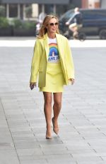 AMANDA HOLDEN Leaves Global Studios in London 04/16/2020