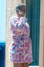 AMBER ROSE Out and About in Los Angeles 04/16/2020