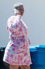 AMBER ROSE Out and About in Los Angeles 04/16/2020