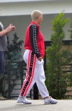 AMBER ROSE Outside Her Home in Los Angeles 04/05/2020