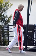 AMBER ROSE Outside Her Home in Los Angeles 04/05/2020