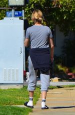 AMBER VALLETTA Wearing Mask Out in Pacific Palisades 04/15/2020