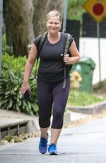 AMY POEHLER Out Hikinig in Beverly Hills 04/18/2020