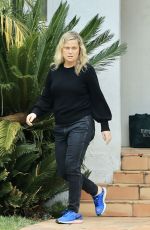 AMY POEHLER Outside Her Home in Los Angeles 04/13/2020