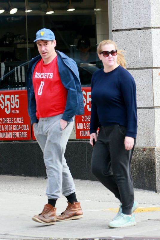 AMY SCHUMER and Chris Fischer Out and About in New York 04/02/2020