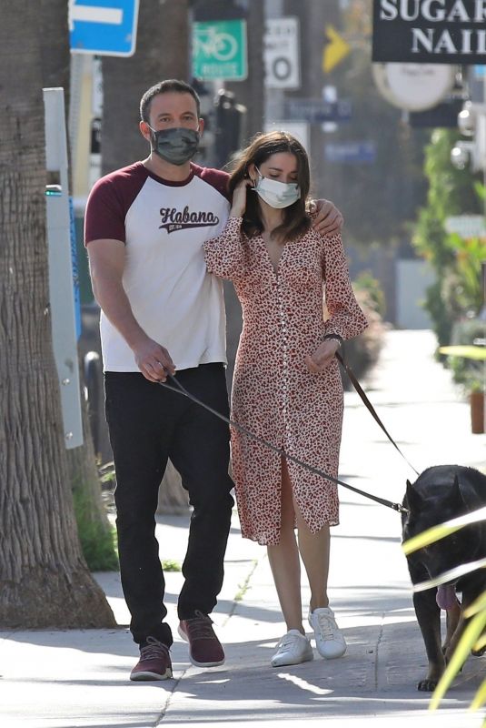 ANA DE ARMAS and Ben Affleck Out in Los Angeles 04/23/2020